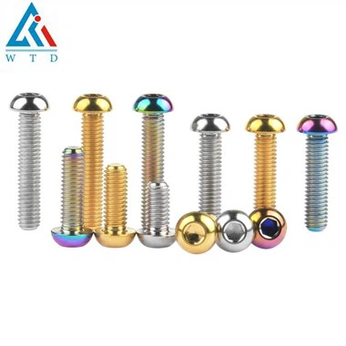Titanium khawm taub hau Screws